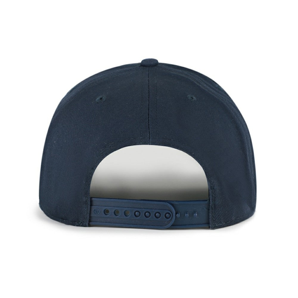 Detroit Tigers '47 Cooperstown Break Wood Suede Hitch Adjustable Hat - Navy/Brown - 47 brand Sale