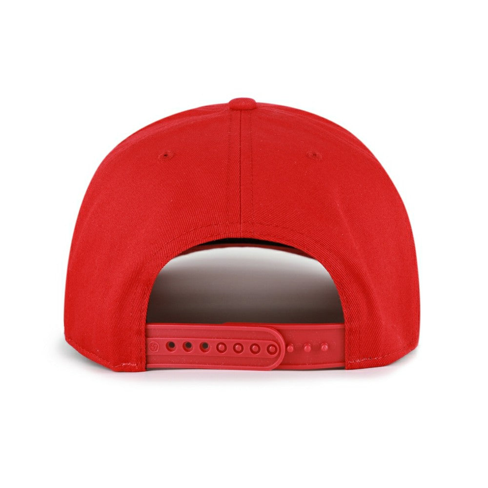 Cincinnati Reds '47 Cooperstown Break Wood Suede Hitch Adjustable Hat - Red/Brown - 47 brand Online