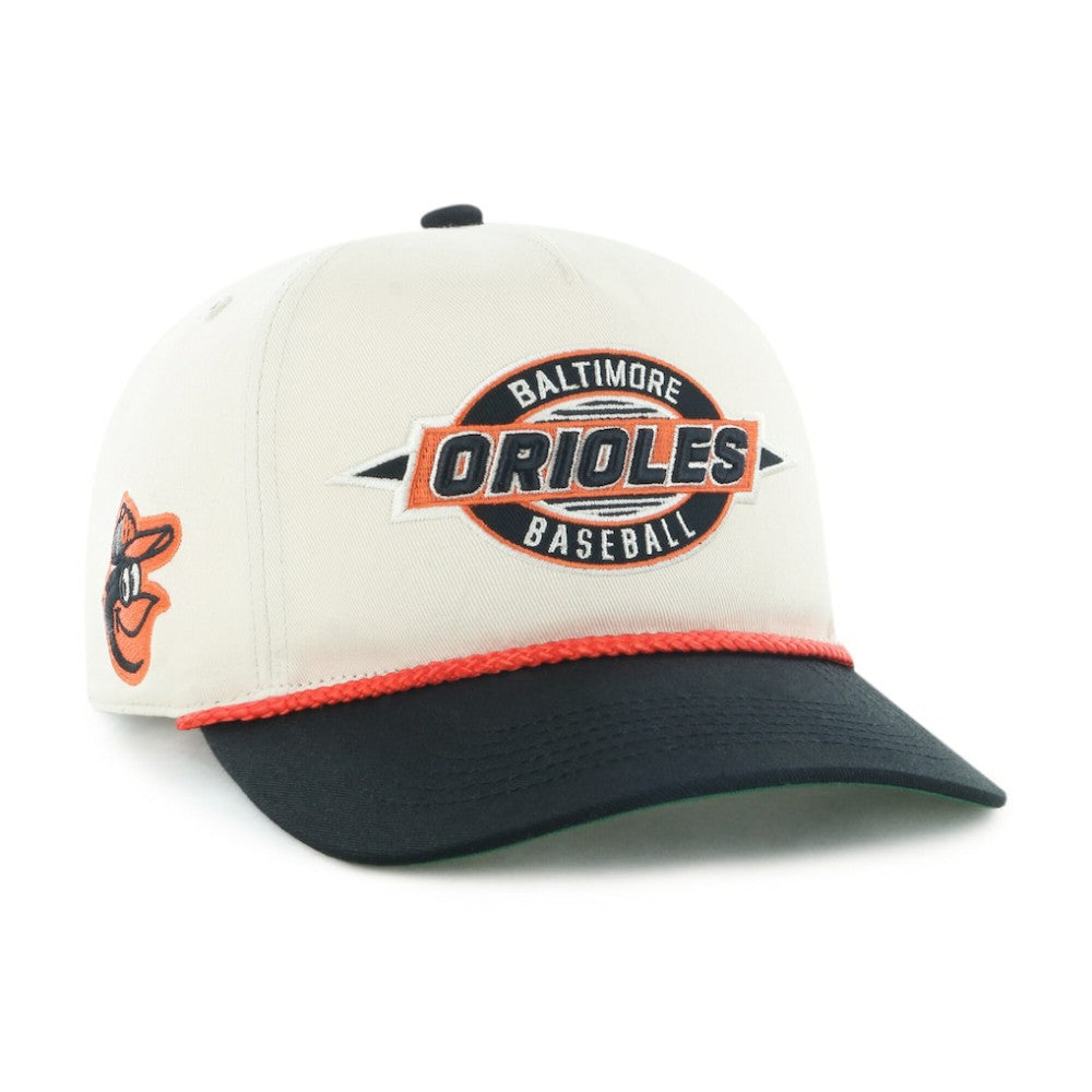 Baltimore Orioles '47 Frame Out Hitch Adjustable Hat - Natural/Black - 47 brand Sale
