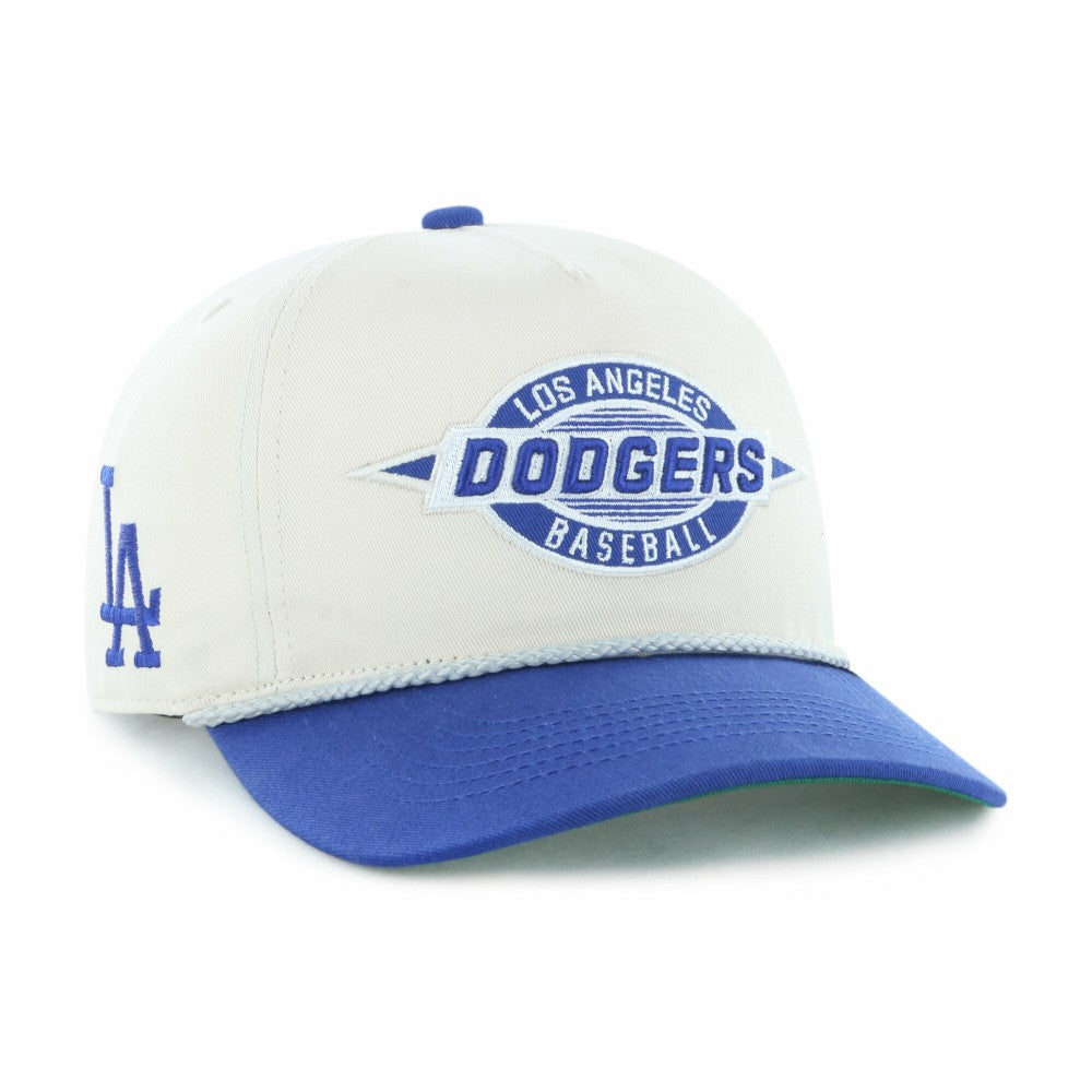 Los Angeles Dodgers '47 Frame Out Hitch Adjustable Hat - Natural/Royal - 47 brand on Sale