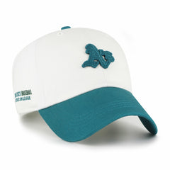 Athletics '47 Contemporary Tonal Clean Up Adjustable Hat - White/Teal - 47 brand Discount