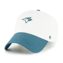 Toronto Blue Jays '47 Contemporary Tonal Clean Up Adjustable Hat - White/Teal - 47 brand Lifestyle