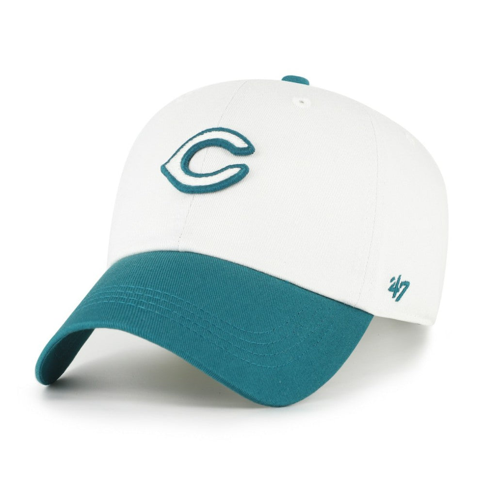 Cincinnati Reds '47 Contemporary Tonal Clean Up Adjustable Hat - White/Teal - 47 brand on Sale