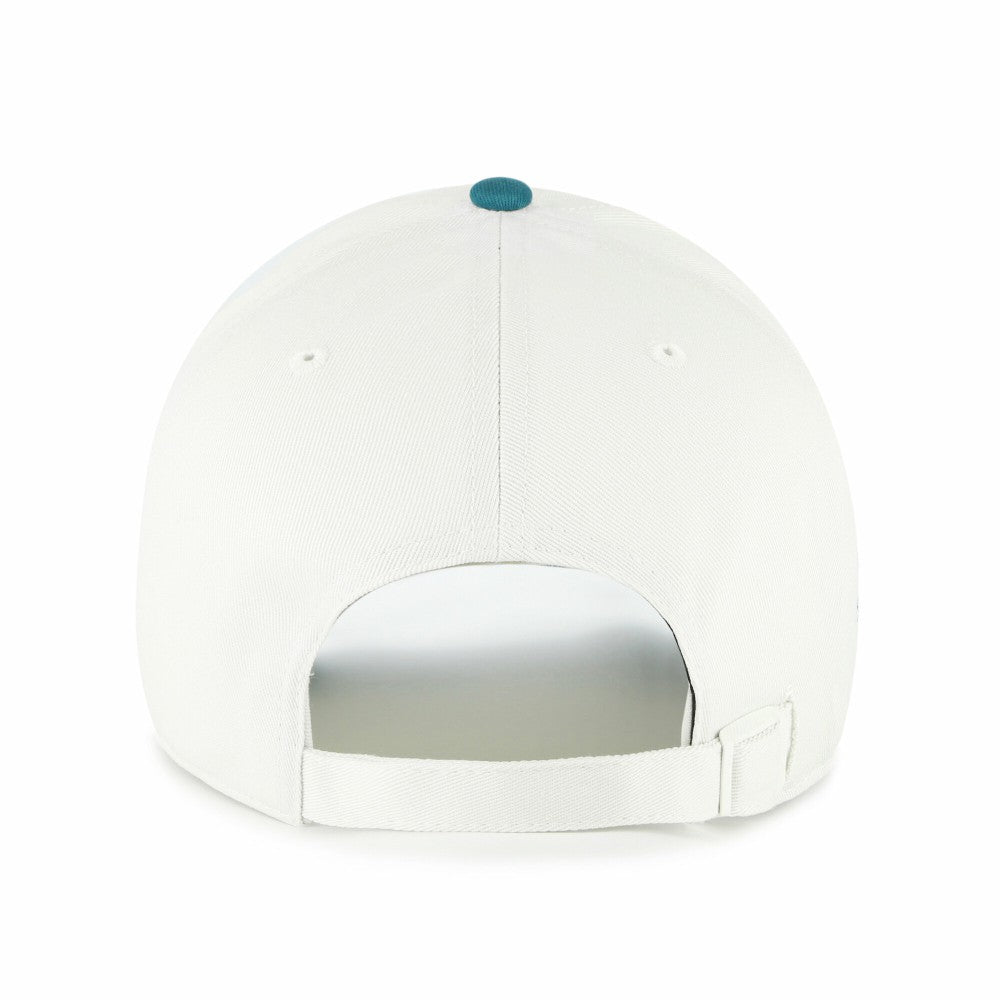 Kansas City Royals '47 Contemporary Tonal Clean Up Adjustable Hat - White/Teal - 47 brand Lifestyle