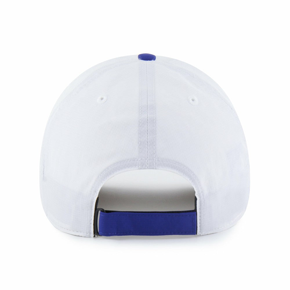 Kansas City Royals '47 Vista Mini Clean Up brrr° Adjustable Hat - White/Royal - 47 brand Lifestyle