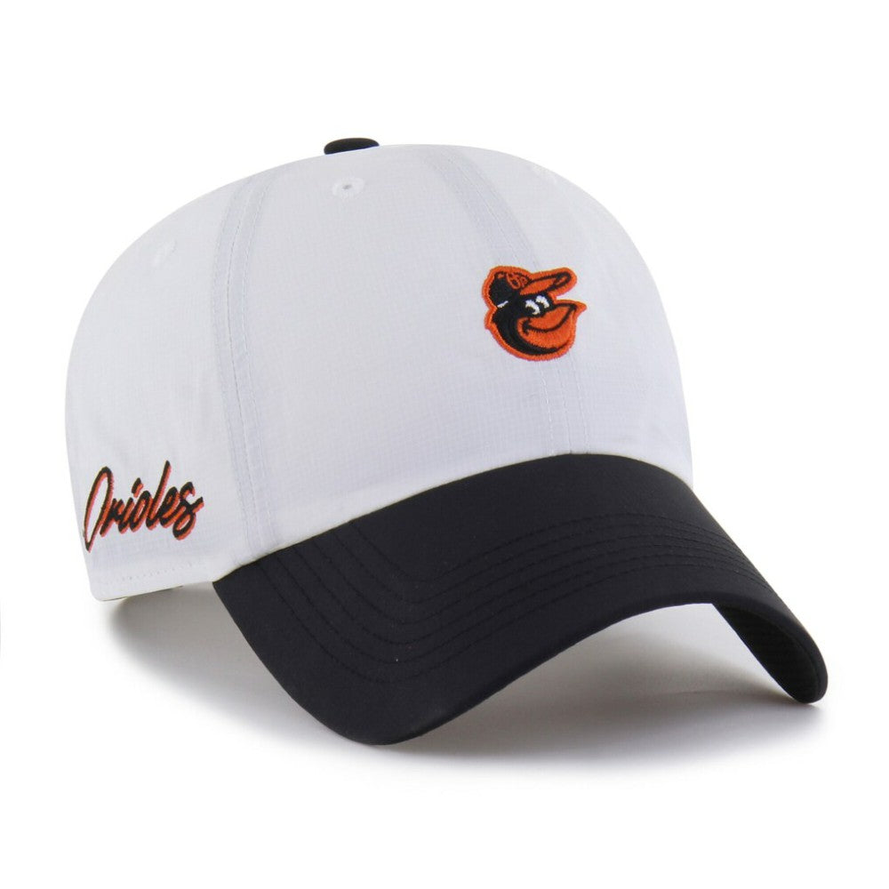 Baltimore Orioles '47 Vista Mini Clean Up brrr° Adjustable Hat - White/Black - 47 brand Lifestyle