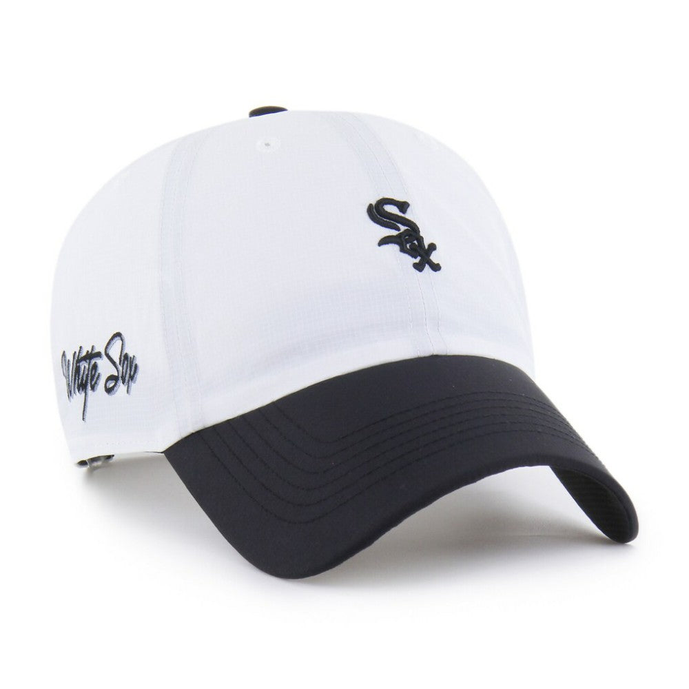 Chicago White Sox '47 Vista Mini Clean Up brrr° Adjustable Hat - White/Black - 47 brand on Sale