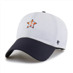 Houston Astros '47 Vista Mini Clean Up brrr° Adjustable Hat - White/Navy - 47 brand Lifestyle
