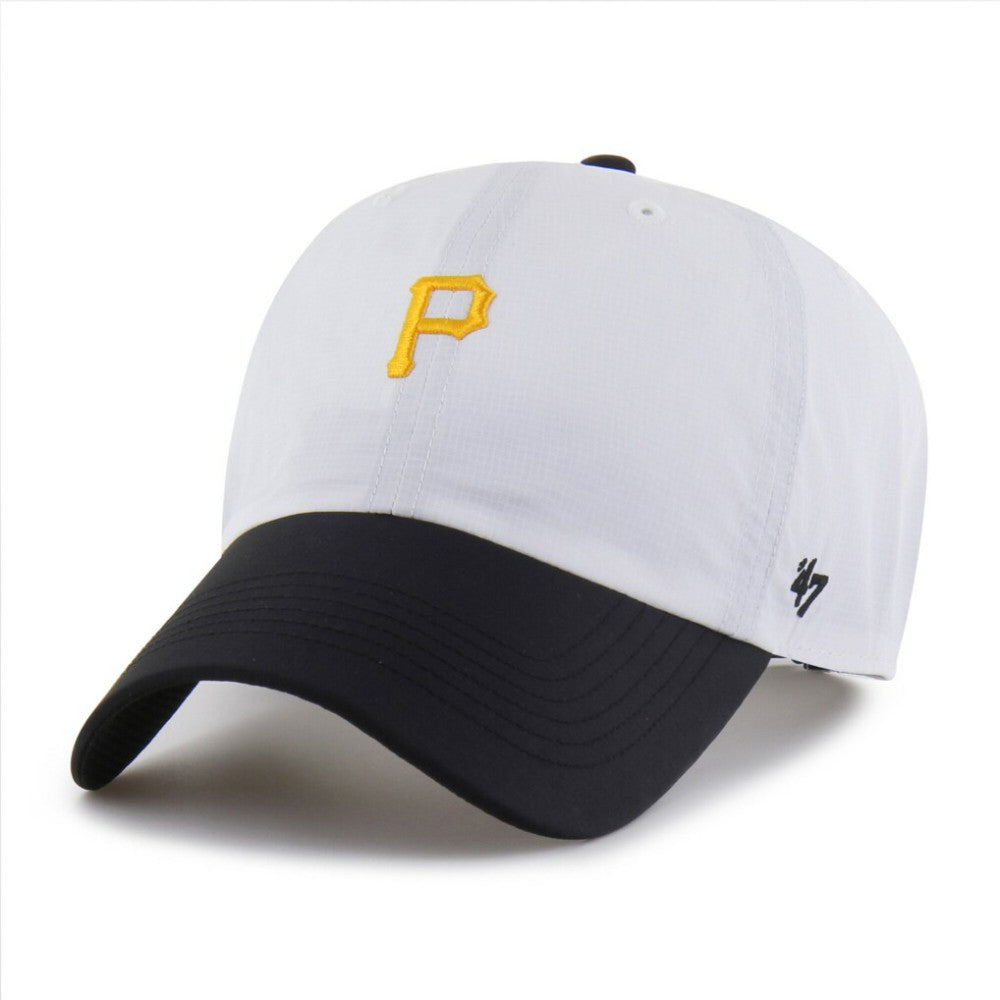 Pittsburgh Pirates '47 Vista Mini Clean Up brrr° Adjustable Hat - White/Black - 47 brand on Sale
