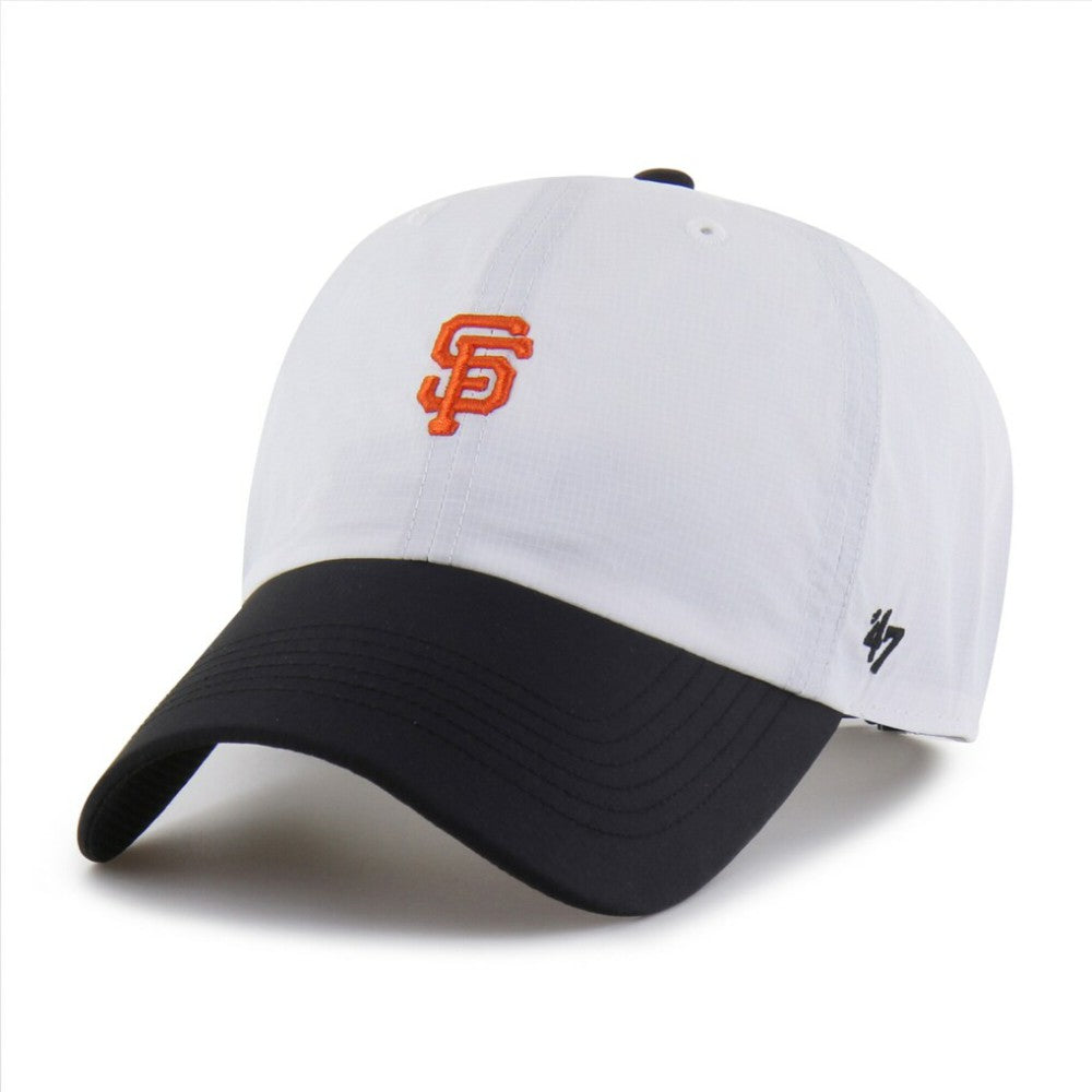 San Francisco Giants '47 Vista Mini Clean Up brrr° Adjustable Hat - White/Black - 47 brand Lifestyle