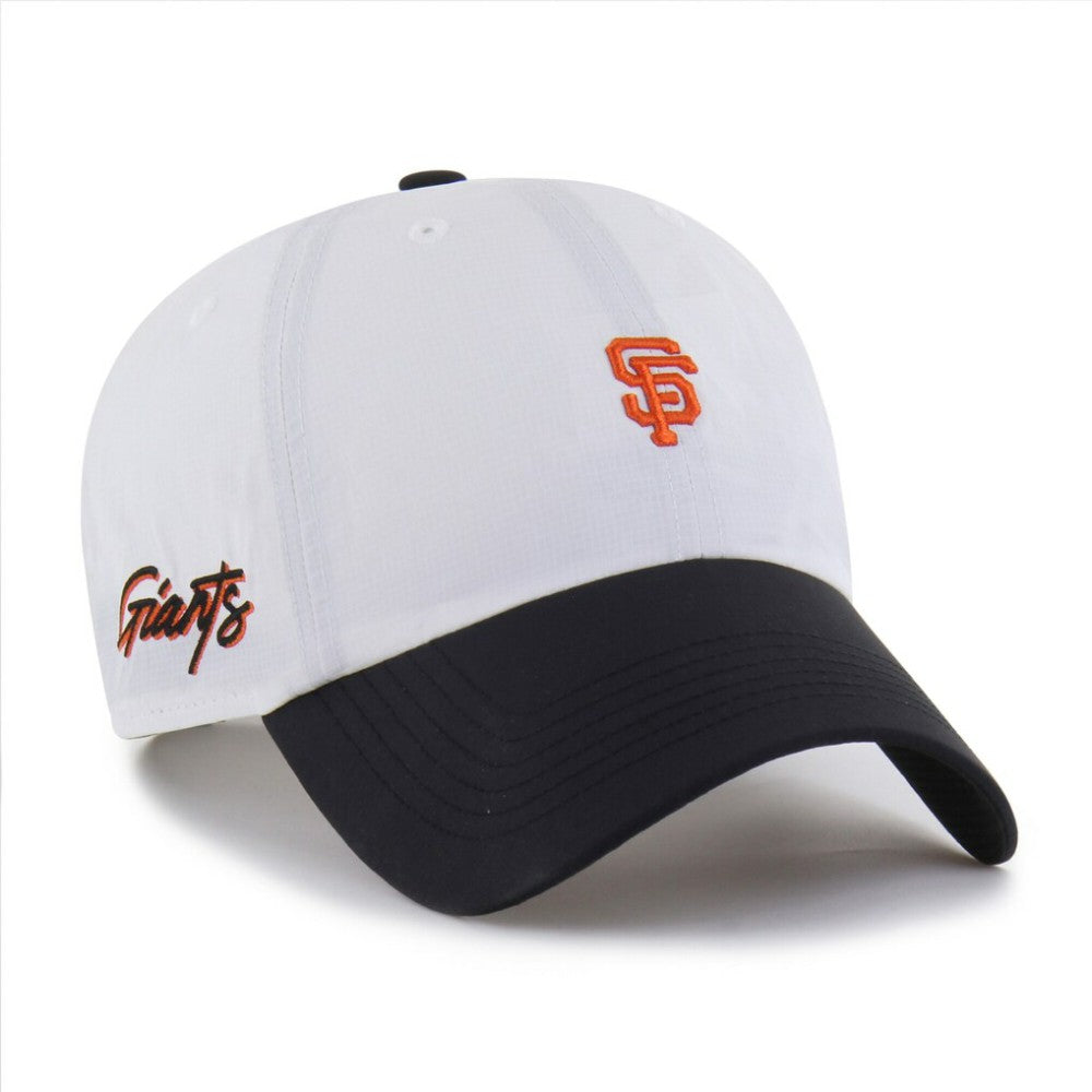 San Francisco Giants '47 Vista Mini Clean Up brrr° Adjustable Hat - White/Black - 47 brand Lifestyle