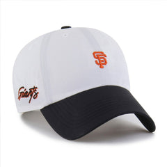 San Francisco Giants '47 Vista Mini Clean Up brrr° Adjustable Hat - White/Black - 47 brand Lifestyle