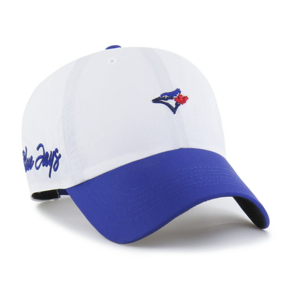 Toronto Blue Jays '47 Vista Mini Clean Up brrr° Adjustable Hat - White/Royal - 47 brand Online