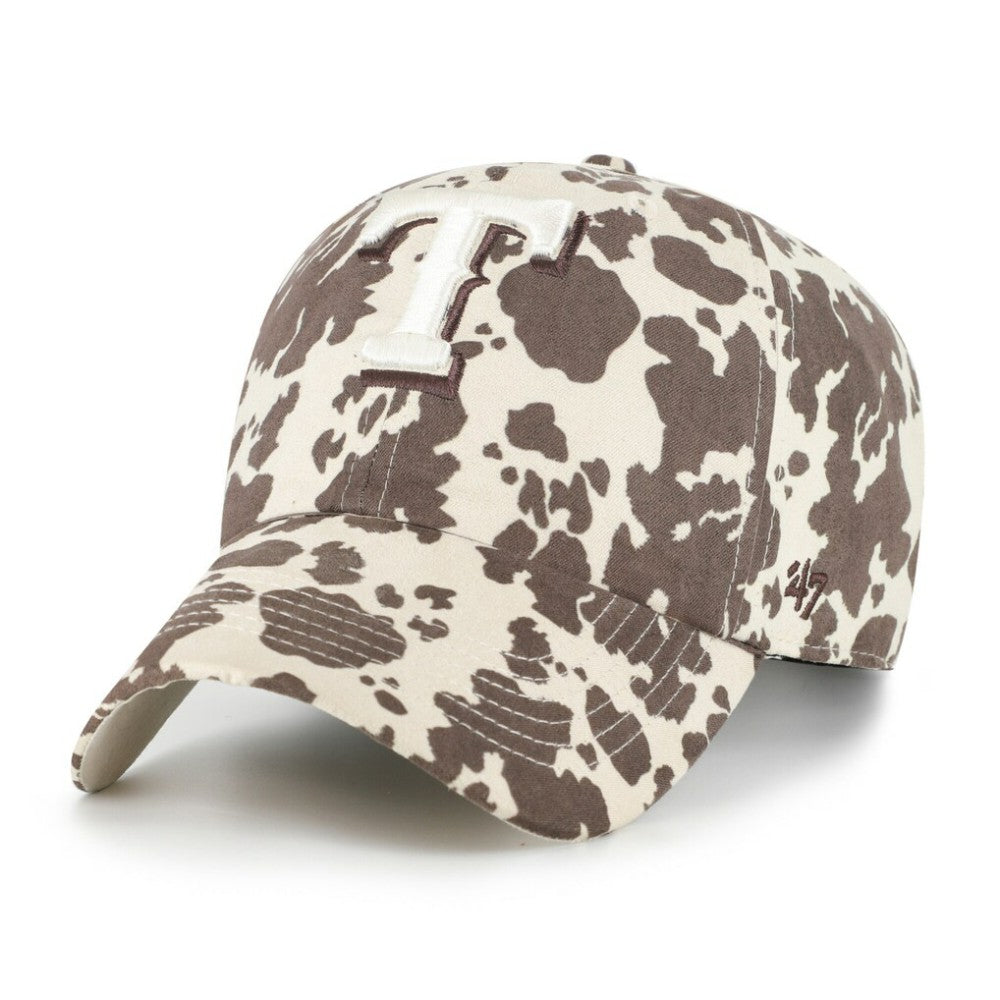 Texas Rangers '47 Women's Bessie Clean Up Adjustable Hat - Natural - 47 brand Sale