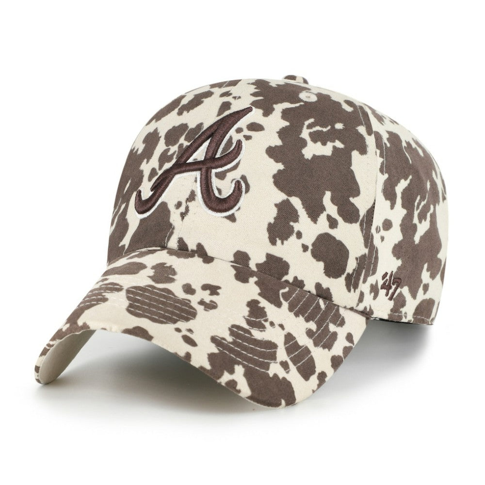 Atlanta Braves '47 Women's Bessie Clean Up Adjustable Hat - Natural - 47 brand on Sale