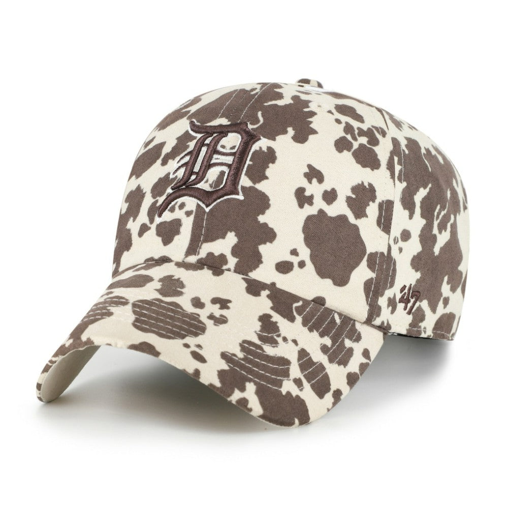 Detroit Tigers '47 Women's Bessie Clean Up Adjustable Hat - Natural - 47 brand Lifestyle