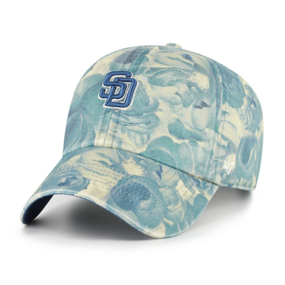 San Diego Padres '47 Women's Gardenia Clean Up Adjustable Hat - Blue - 47 brand Online