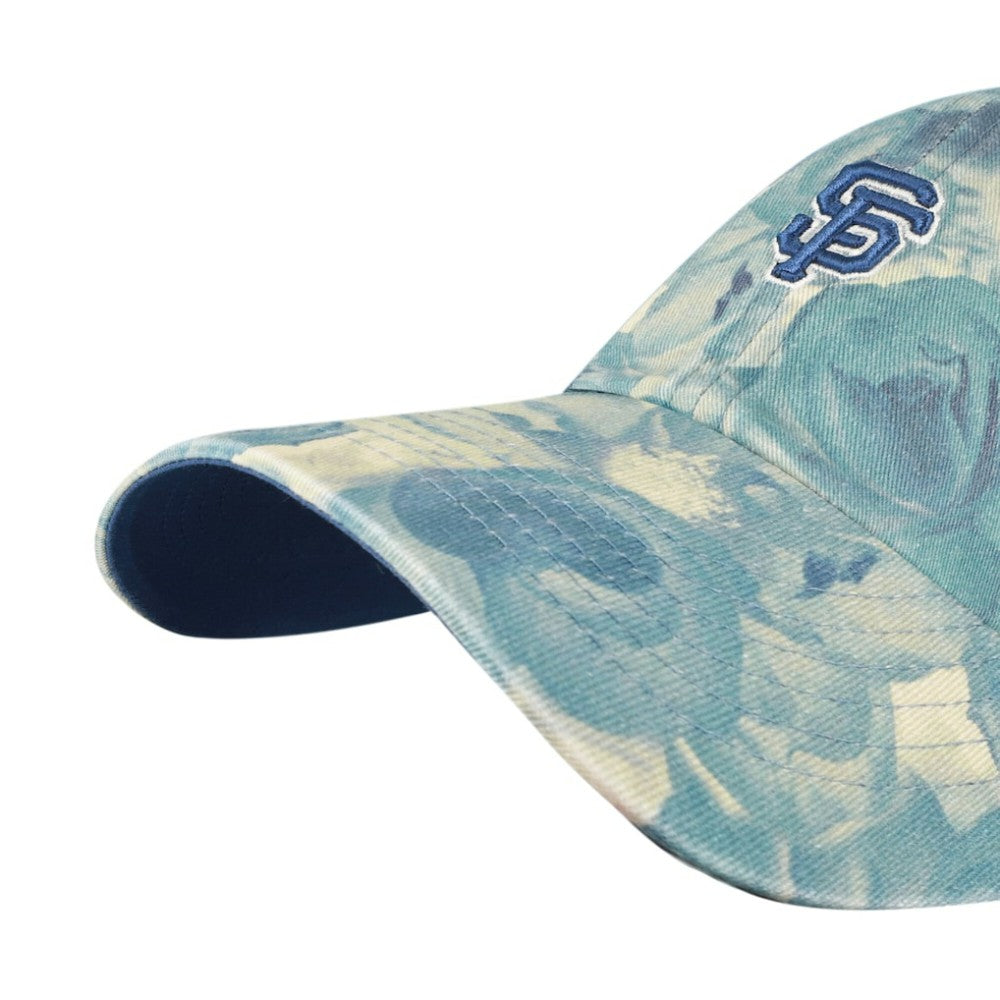 San Francisco Giants '47 Women's Gardenia Clean Up Adjustable Hat - Blue - 47 brand Lifestyle