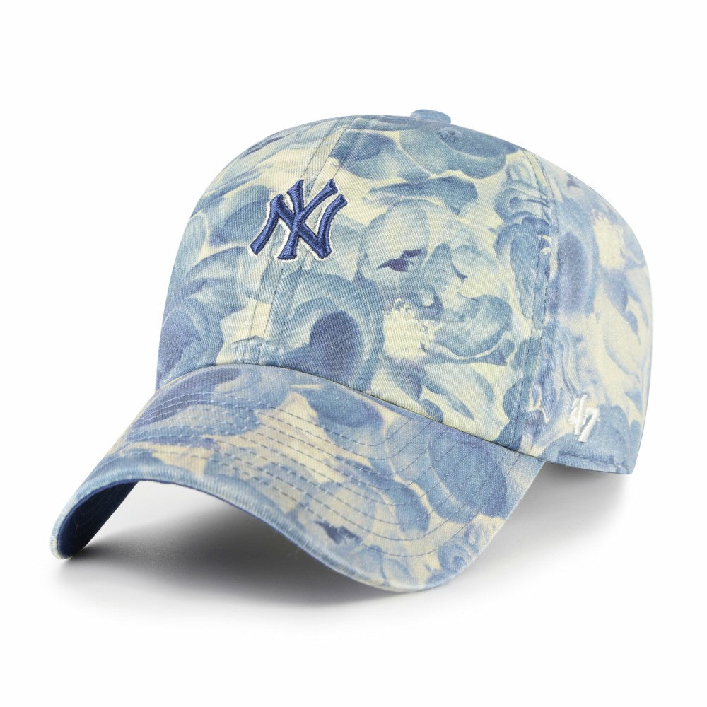New York Yankees '47 Women's Gardenia Clean Up Adjustable Hat - Blue - 47 brand on Sale