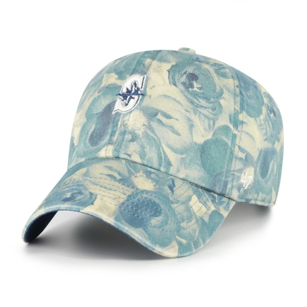 Seattle Mariners '47 Women's Gardenia Clean Up Adjustable Hat - Blue - 47 brand on Sale