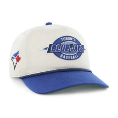 Toronto Blue Jays '47 Youth Frame Out Hitch Adjustable Hat - Natural/Royal - 47 brand on Sale