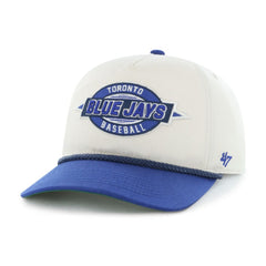 Toronto Blue Jays '47 Youth Frame Out Hitch Adjustable Hat - Natural/Royal - 47 brand on Sale