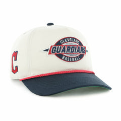 Cleveland Guardians '47 Youth Frame Out Hitch Adjustable Hat - Natural/Navy - 47 brand on Sale