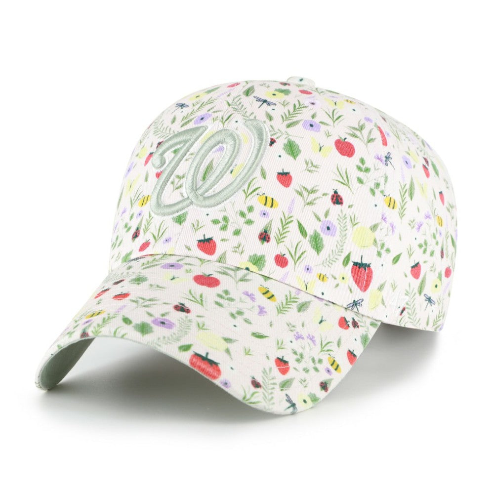 Washington Nationals '47 Girls Youth Posey Clean Up Adjustable Hat - Light Pink - 47 brand Sale