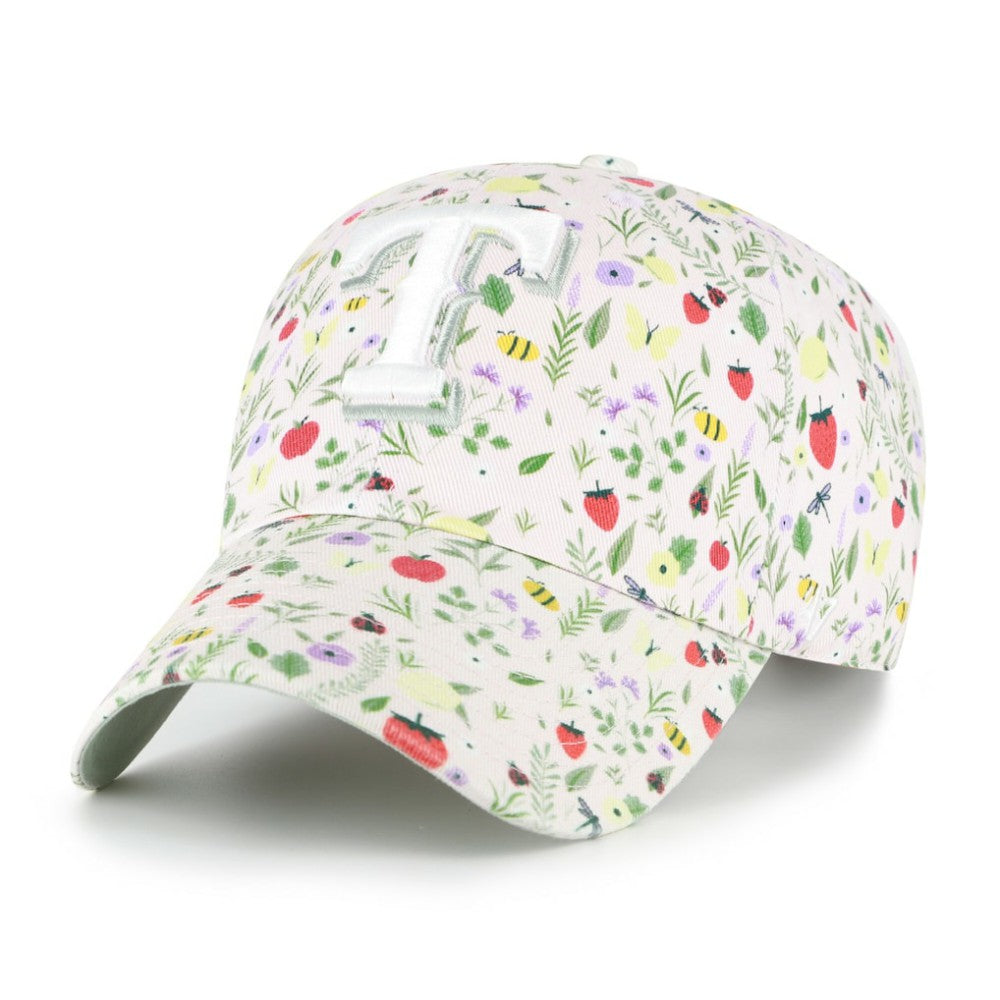 Texas Rangers '47 Girls Youth Posey Clean Up Adjustable Hat - Light Pink - 47 brand Lifestyle
