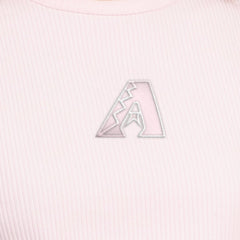 Arizona Diamondbacks Starter Women's Pastels Ribbed Tank Top - Light Pink - MLB Lifestyle