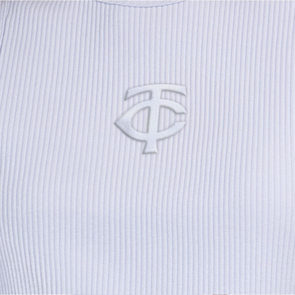 Minnesota Twins Starter Women's Pastels Ribbed Tank Top - Light Blue - MLB Online
