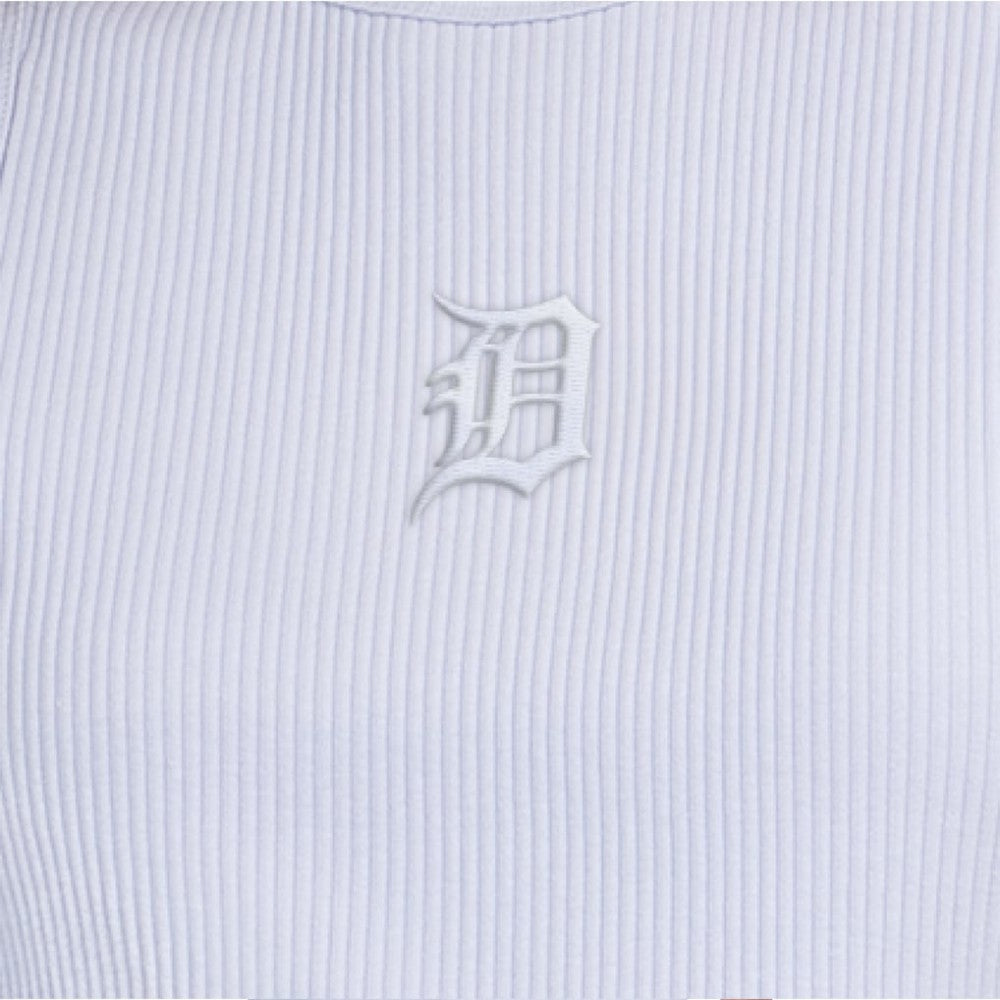 Detroit Tigers Starter Women's Pastels Ribbed Tank Top - Light Blue - MLB Online