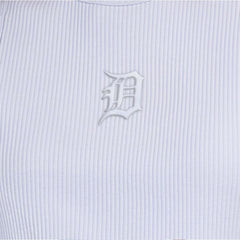 Detroit Tigers Starter Women's Pastels Ribbed Tank Top - Light Blue - MLB Online