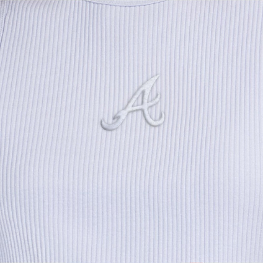 Atlanta Braves Starter Women's Pastels Ribbed Tank Top - Light Blue - MLB Discount
