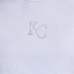 Kansas City Royals Starter Women's Pastels Ribbed Tank Top - Light Blue - MLB Lifestyle