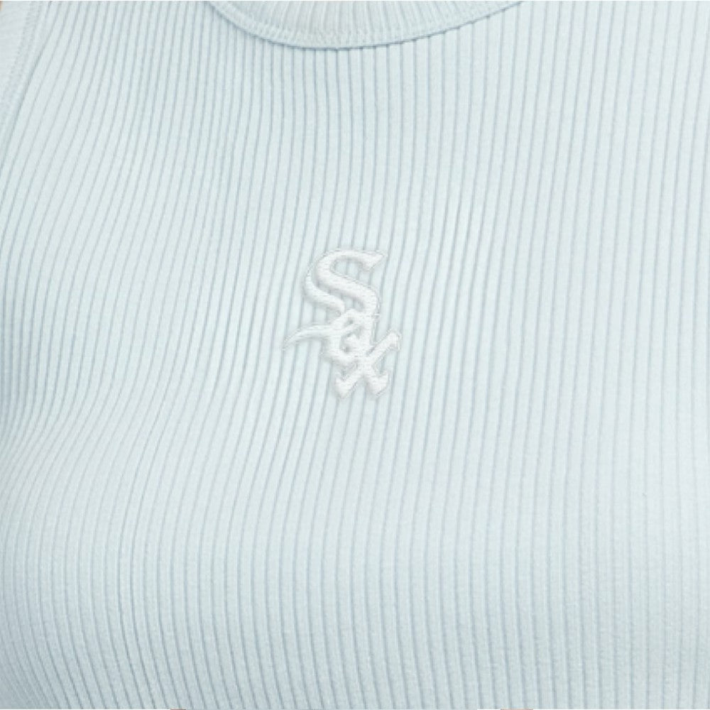 Chicago White Sox Starter Women's Pastels Ribbed Tank Top - Mint - MLB Sale