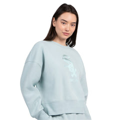 Chicago White Sox Starter Women's Pastels Boxy Fleece Sweatshirt - Mint - MLB on Sale