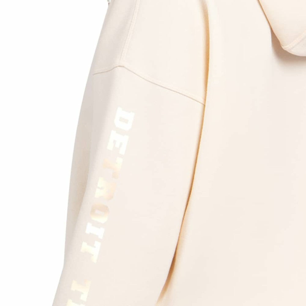Detroit Tigers Starter Women's Pastel Relaxed Hoodie - Cream - MLB Online