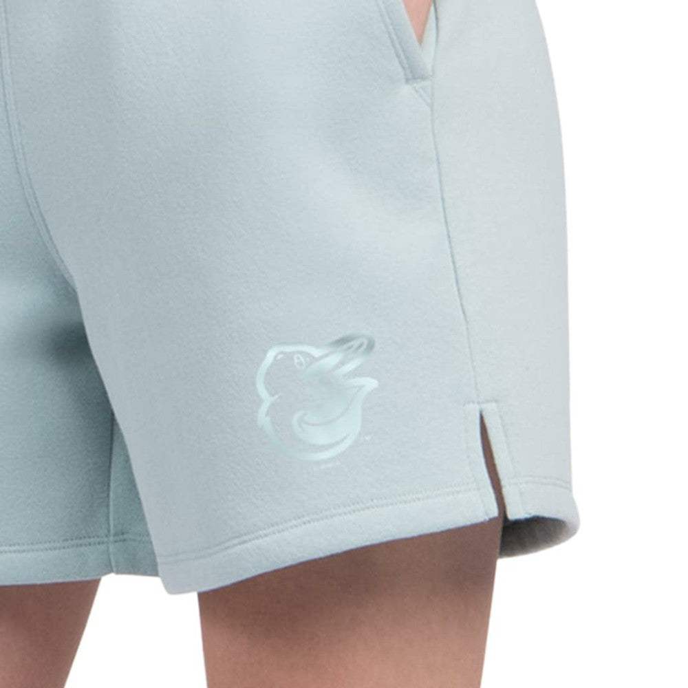 Baltimore Orioles Starter Women's Pastel High Waisted Shorts - Mint - MLB Discount