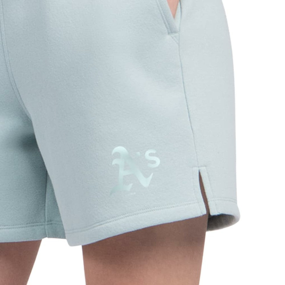 Athletics Starter Women's Pastel High Waisted Shorts - Mint - MLB Lifestyle