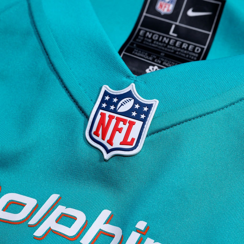 Nike Quinn Ewers Miami Dolphins Team Game Jersey Aqua