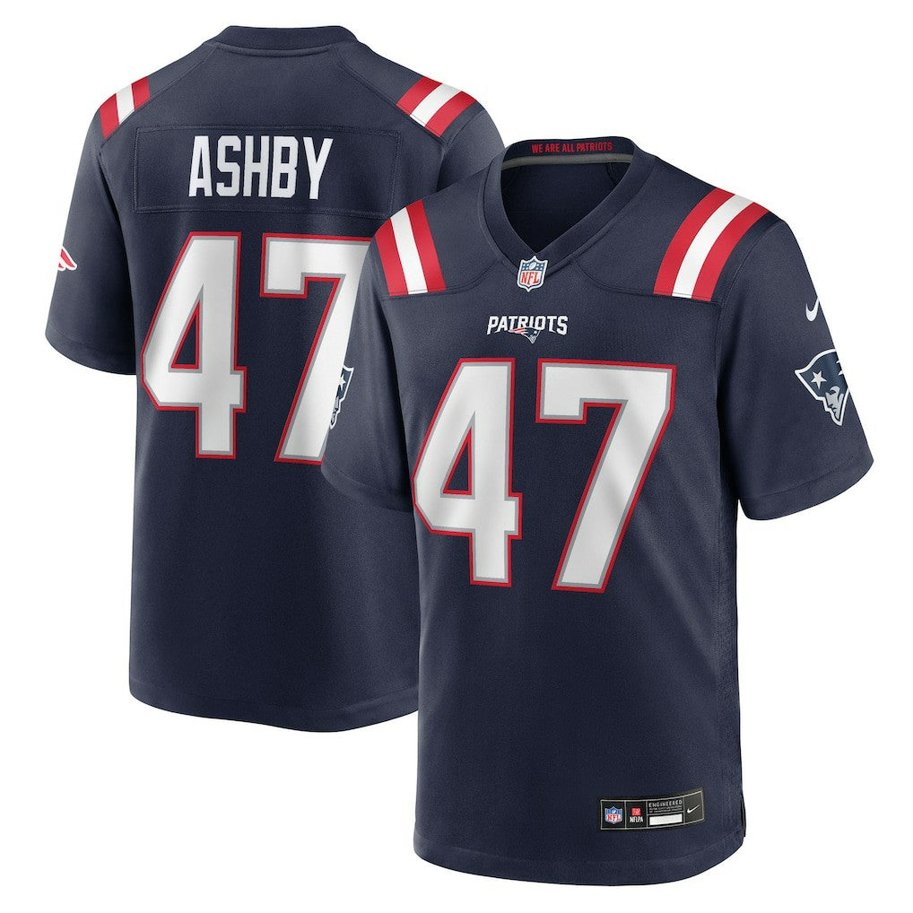 Nike Julian Ashby New England Patriots Team Game Jersey Navy