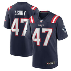 Nike Julian Ashby New England Patriots Team Game Jersey Navy