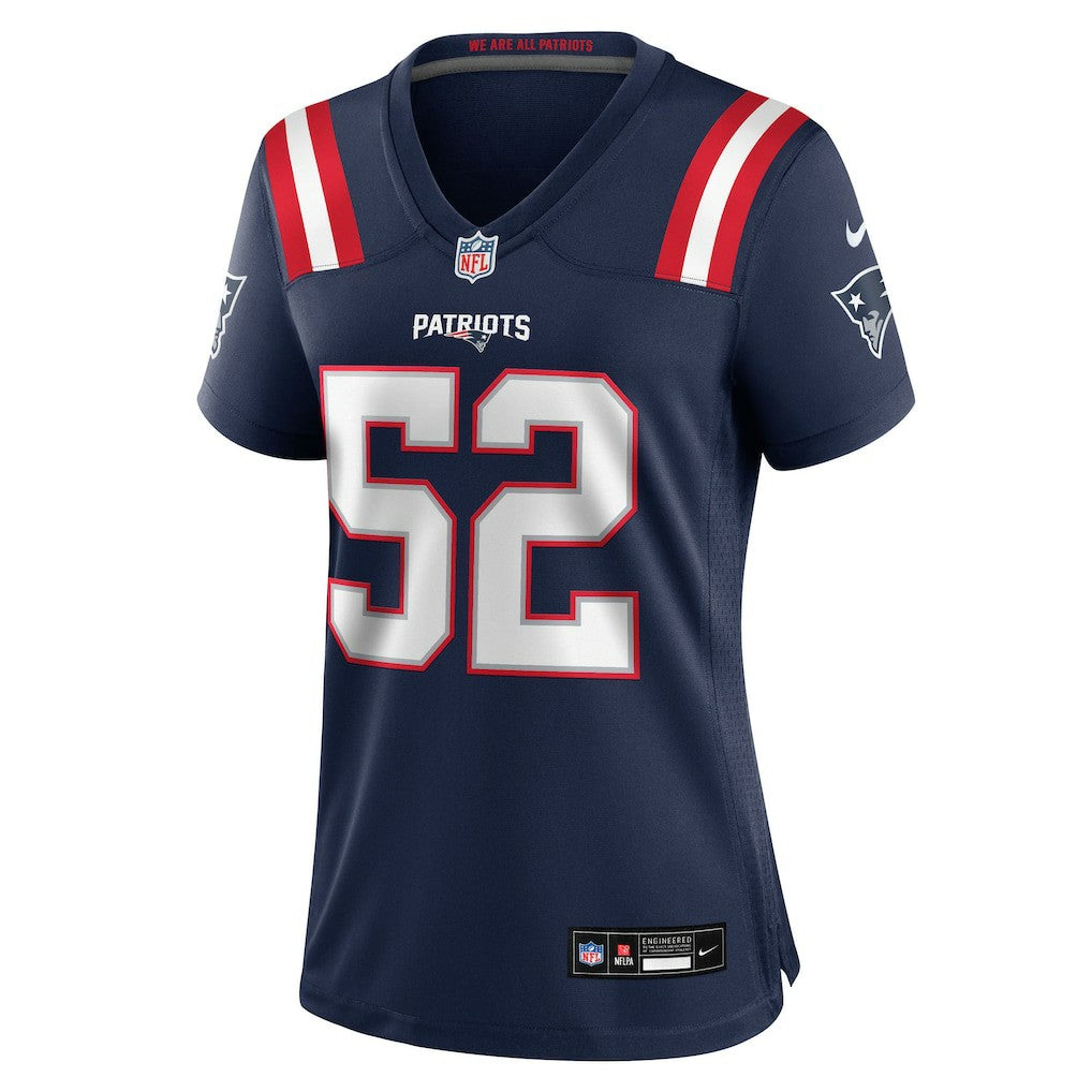 Nike Marcus Bryant New England Patriots Women's Team Game Jersey Navy