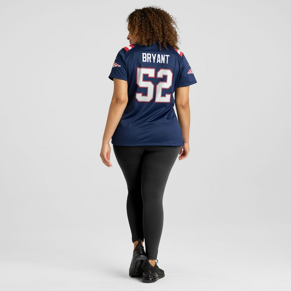 Nike Marcus Bryant New England Patriots Women's Team Game Jersey Navy