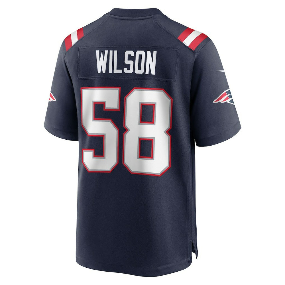 Nike Jared Wilson New England Patriots Team Game Jersey Navy
