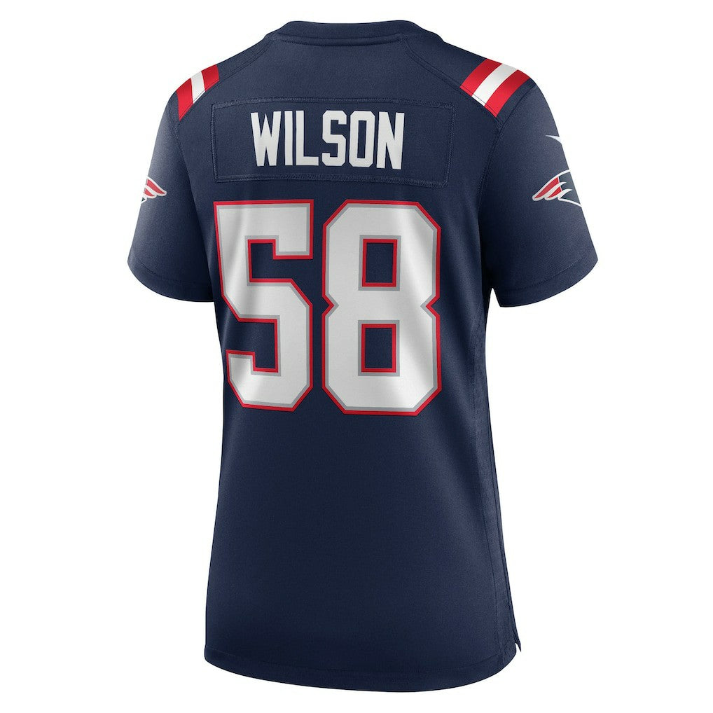 Nike Jared Wilson New England Patriots Women's Team Game Jersey Navy