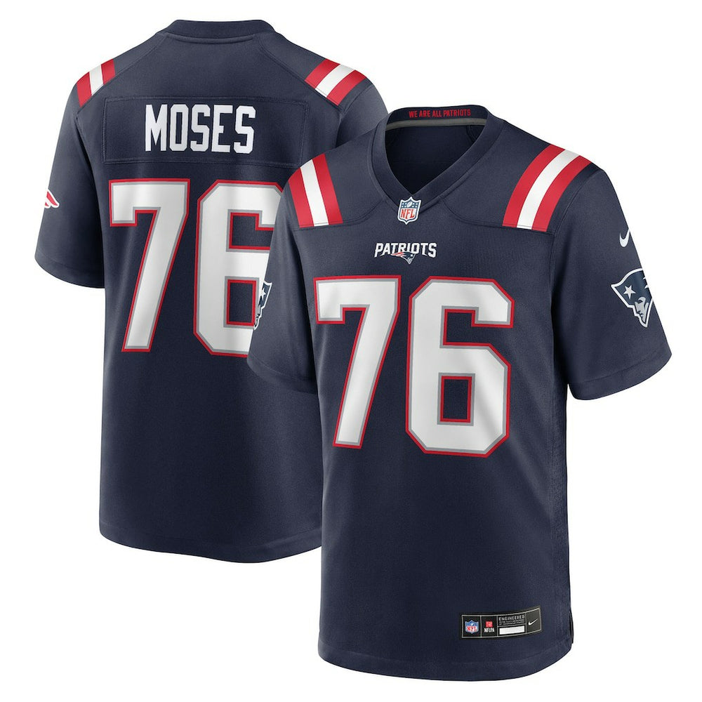 Nike Morgan Moses New England Patriots Team Game Jersey Navy
