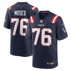 Nike Morgan Moses New England Patriots Team Game Jersey Navy