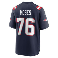 Nike Morgan Moses New England Patriots Team Game Jersey Navy
